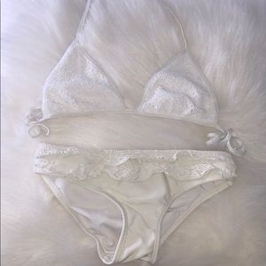 White Lace Bikini